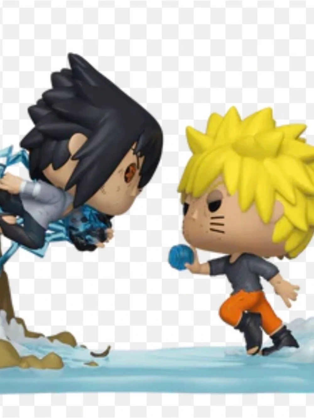 Funko Pop! Collectable Naruto and Sasuke Funko Pop Diorama - Yellow & Black Hair